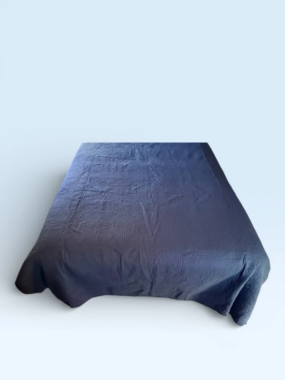 Home Classics Navy Blue Quilted Coverlet